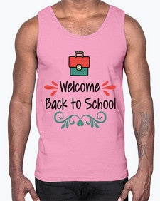 Welcome Back to School 995#- last day of school- Cotton Tank