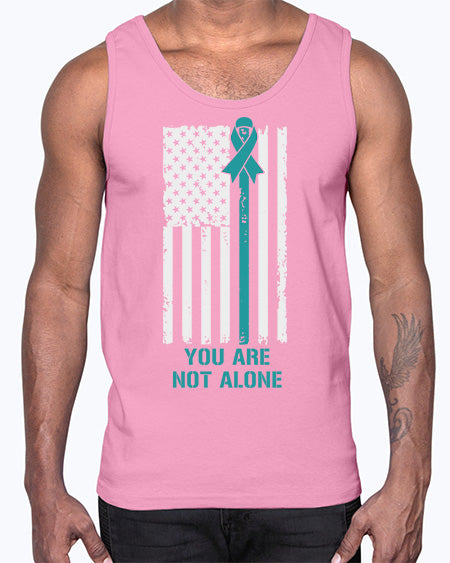 You Are Not Alone PTSD 1#- PTSD- Cotton Tank