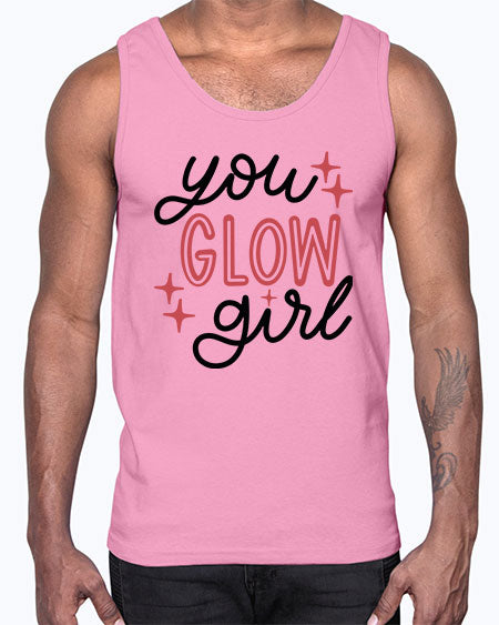 You Glow Girl Style 5#-makeup Cotton Tank