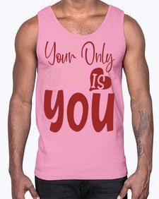 Your Only Limit Is You Style 54#- motivation- Cotton Tank