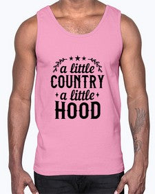 a little country a little hood 181#- western- Cotton Tank