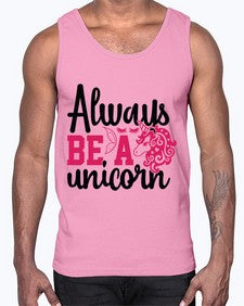 always be a unicorn 10#- unicorn- Cotton Tank