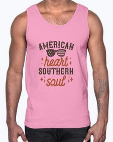 american heart southern soul 231#- western- Cotton Tank