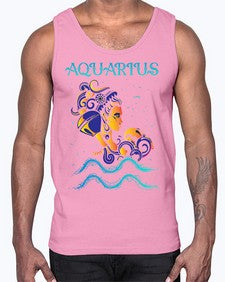 aquarius 13#- aquarius- Cotton Tank