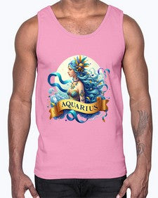 aquarius 84#- aquarius- Cotton Tank