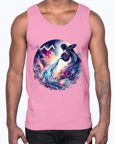 aquarius 89#- aquarius- Cotton Tank