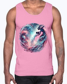 aquarius 91#- aquarius- Cotton Tank