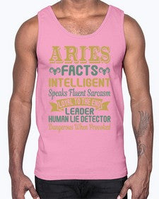 aries 123#- aries- Cotton Tank