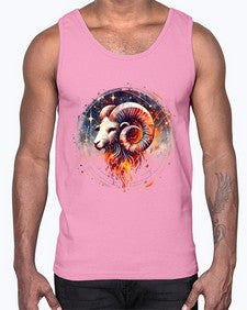 aries 125#- aries- Cotton Tank