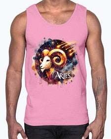 aries 127#- aries- Cotton Tank