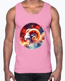 aries 128#- aries- Cotton Tank