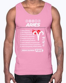aries 137#- aries- Cotton Tank