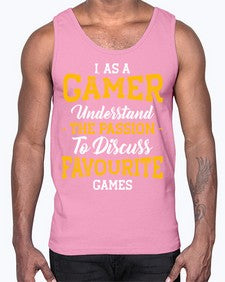 as a gamer understan the passion 61#- video games- Cotton Tank