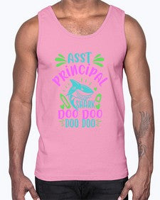 asst principal shark doo doo 4#- principal- Cotton Tank
