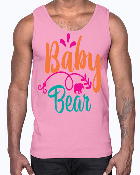 baby bear 11#- bears - animals- Cotton Tank