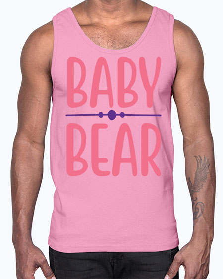 baby bear 15#- bears - animals- Cotton Tank