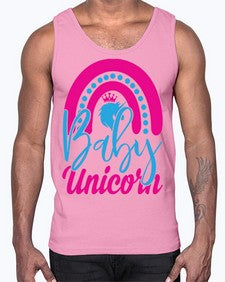baby unicorn 13#- unicorn- Cotton Tank