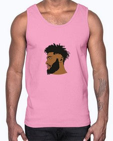 black man style 3#- black boys or men- Cotton Tank