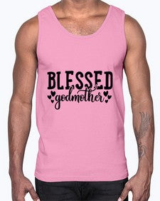 blessed godmother 103#- god parent- Cotton Tank