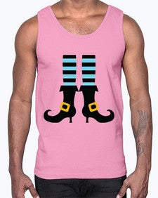 bluewitchlegs 47#- witch- Cotton Tank
