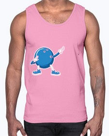 bowling ball dabbing bowling 276#- bowling- Cotton Tank
