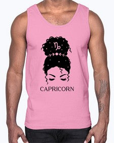 capricorn 204#- capricorn- Cotton Tank