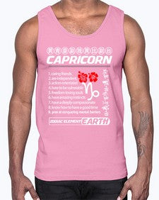 capricorn 207#- capricorn- Cotton Tank
