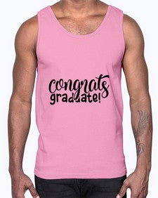 congrats graduate 39#- graduation- Cotton Tank