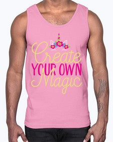 create your own magic 82#- unicorn- Cotton Tank