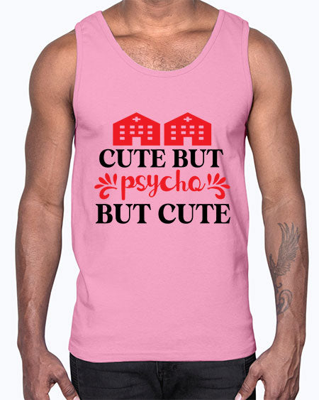 cute but psycho but cute 277#- general science- Cotton Tank