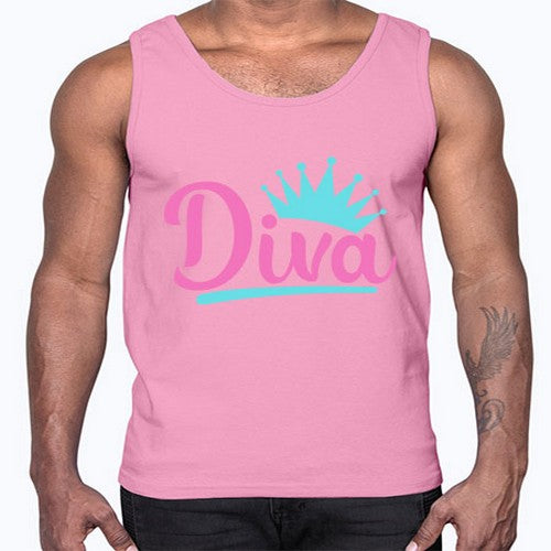 diva Style 121#- dogs- Cotton Tank