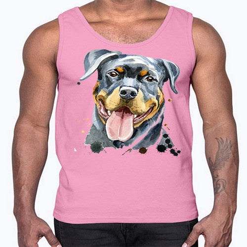 dog 109#- dogs- Cotton Tank