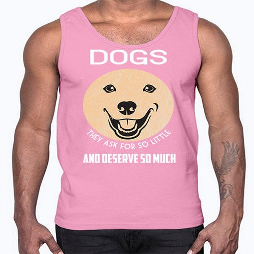 dog 115#- dogs- Cotton Tank