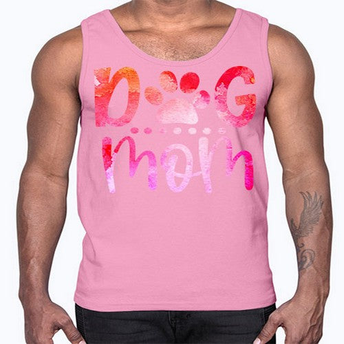 dog mom 86#- dogs- Cotton Tank