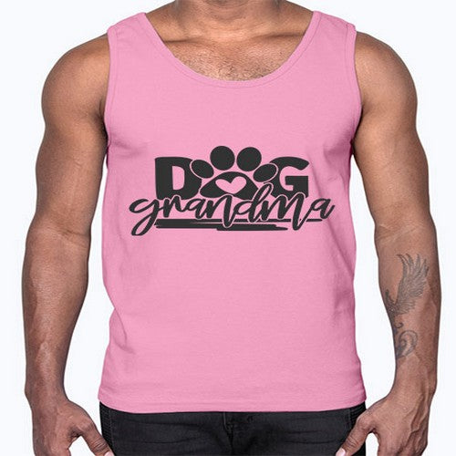 doggrandma 123#- dogs- Cotton Tank