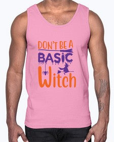 dont be a basic witch 45#- witch- Cotton Tank