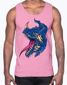 dragon 173#- dragon- Cotton Tank