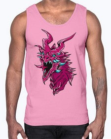 dragon 177#- dragon- Cotton Tank