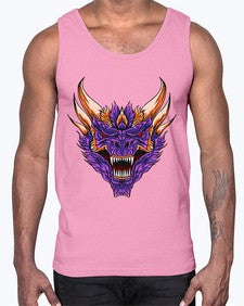 dragon 183#- dragon- Cotton Tank