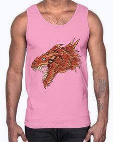 dragon 184#- dragon- Cotton Tank