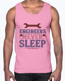 engineers never sleep Style 149#- engineer- Cotton Tank