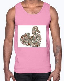 ethnic duck 420#- mandala- Cotton Tank