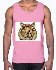 ethnic tiger 439#- mandala- Cotton Tank