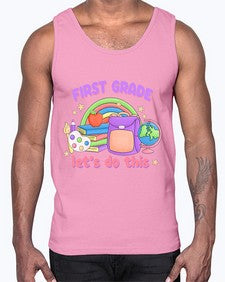first Grade Lets Do This 144#- first grade- Cotton Tank
