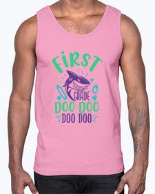 first grade doo doo 132#- first grade- Cotton Tank