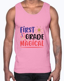 first grade magical 149#- first grade- Cotton Tank