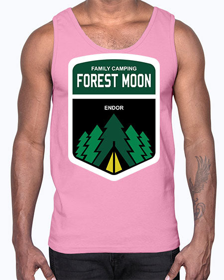 forest moon 8#- moon- Cotton Tank