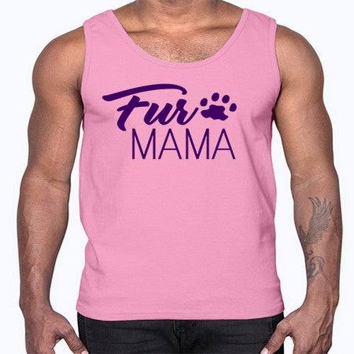 fur mama- dogs- Cotton Tank