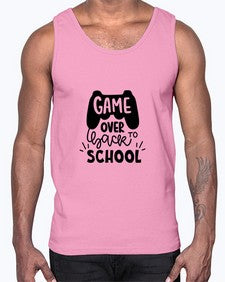 game over back to school 217#- general school- Cotton Tank
