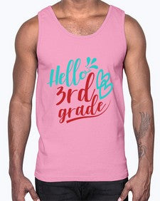 hallo third grade 231#- third grade- Cotton Tank